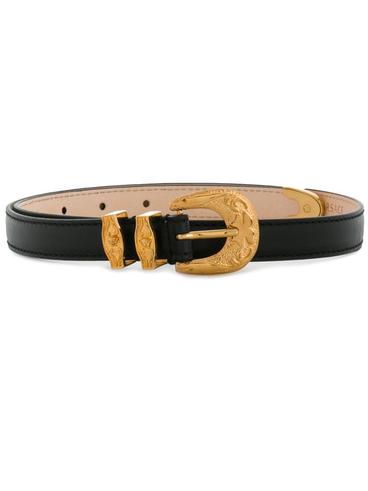 Versace Western-inspired Belt - Black
