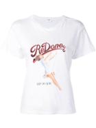 Re/done Retro Print T-shirt - White