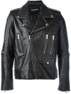 Misbhv 'vintage Drew' Biker Jacket, Men's, Size: Large, Black, Leather