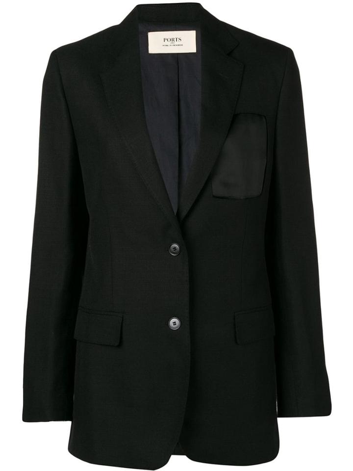 Ports 1961 Flap Pockets Blazer - Black