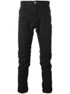 Poème Bohémien Skinny Jeans, Men's, Size: 50, Black, Cotton/linen/flax/metallic Fibre