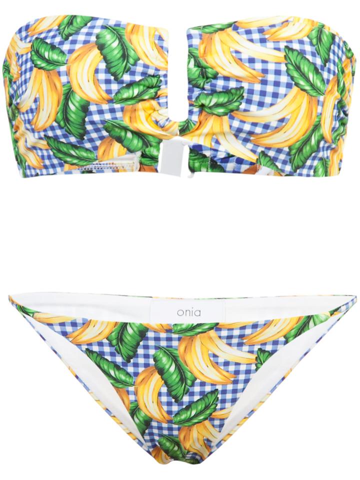 Onia Genevieve Bikini Top - Blue