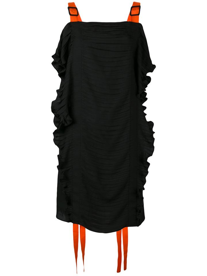 Marco De Vincenzo - Ruched Dress - Women - Polyester - 38, Black, Polyester