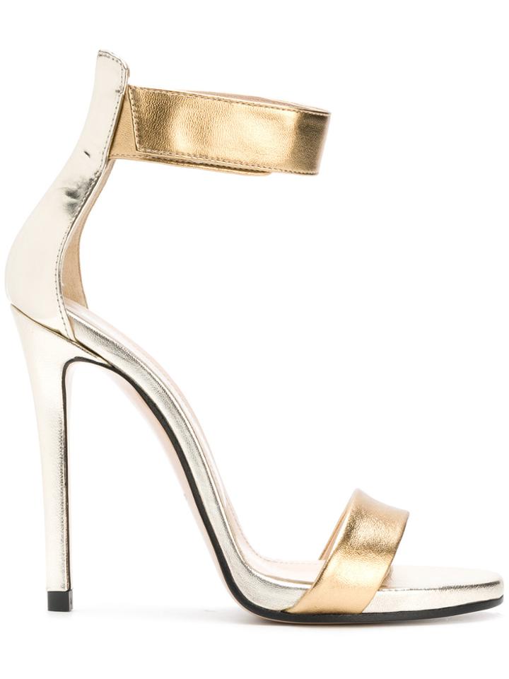 Marc Ellis Ankle Strap Sandals - Metallic