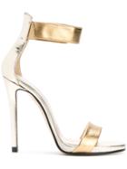Marc Ellis Ankle Strap Sandals - Metallic