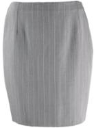 Versace Pre-owned '1990s Straight-fit Skirt - Grey