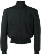 Balenciaga Cropped Bomber Jacket, Men's, Size: Xs, Black, Polyamide/spandex/elastane/viscose