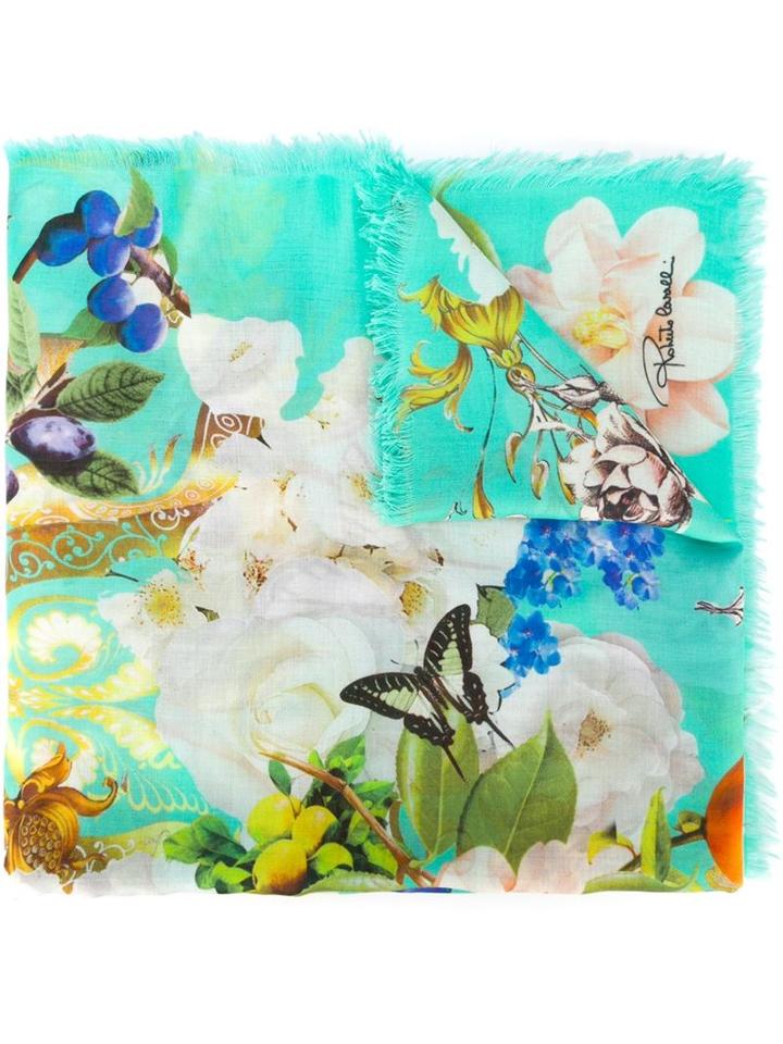 Roberto Cavalli Floral Print Scarf, Women's, Modal
