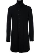 The Viridi-anne Single Breasted Coat, Men's, Size: 3, Black, Cotton