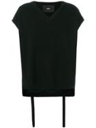 D By D Strap Detail T-shirt - Black