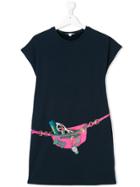 Little Marc Jacobs Trompe L'oeil T-shirt Dress - Blue