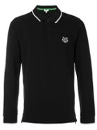 Kenzo 'mini Tiger' Polo Shirt, Men's, Size: Large, Black, Cotton