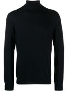 Fay Knitted Roll Neck - Blue