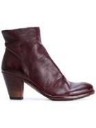 Officine Creative Ruched Ankle Boots - Brown