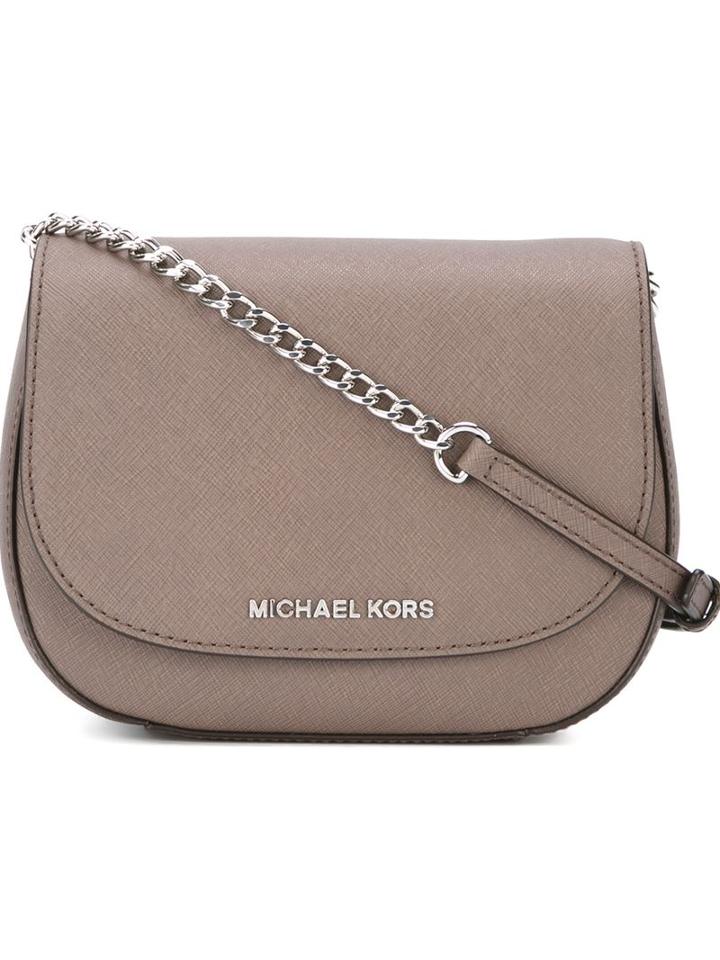 Michael Michael Kors 'jet Set Traveller' Shoulder Bag, Women's, Nude/neutrals