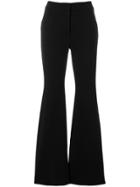 Dorothee Schumacher High Waisted Flared Trousers - Black