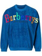Burberry Logo Sweatshirt - Blue