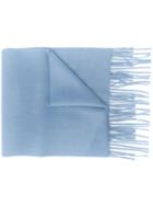 Mulberry Cashmere Scarf - Blue