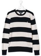 Ralph Lauren Kids Striped Sweater - Blue