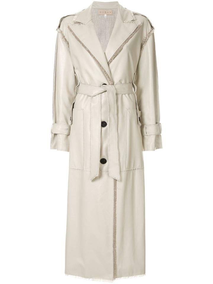 Ruban Cream Trench Coat - Do Not Use - Beige