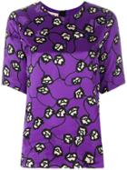 Marni Fleshy Print Floral Shirt - Pink & Purple