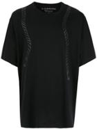 À La Garçonne À La Garçonne + Hering Rope Print T-shirt - Black