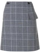 Acne Studios Plaid Mini Skirt - Blue