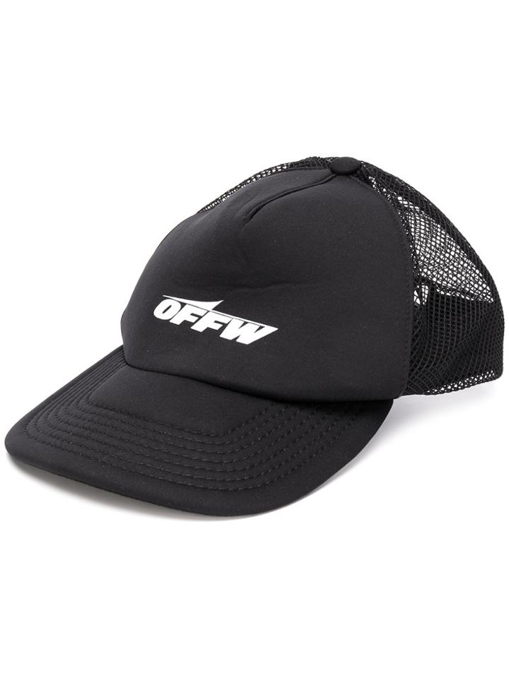 Off-white Wing Logo Trucker Cap - Black