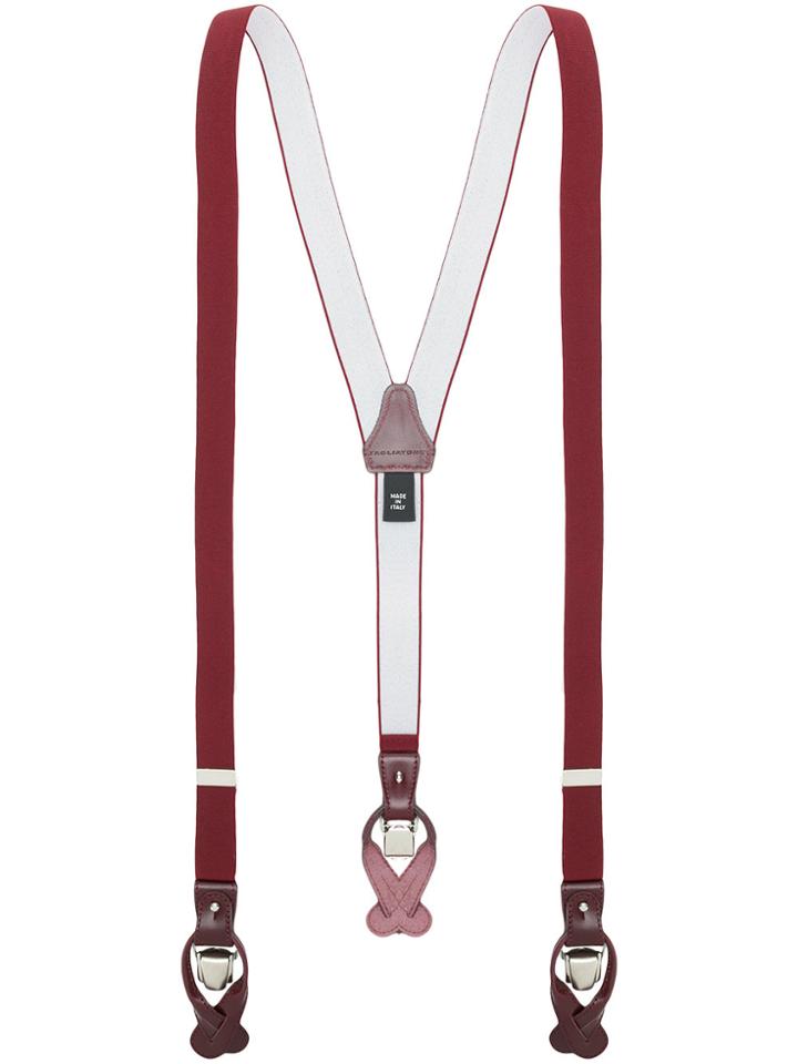 Tagliatore Woven Braces - Red