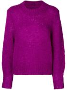 Isabel Marant Cropped Chunky-knit Sweater - Pink