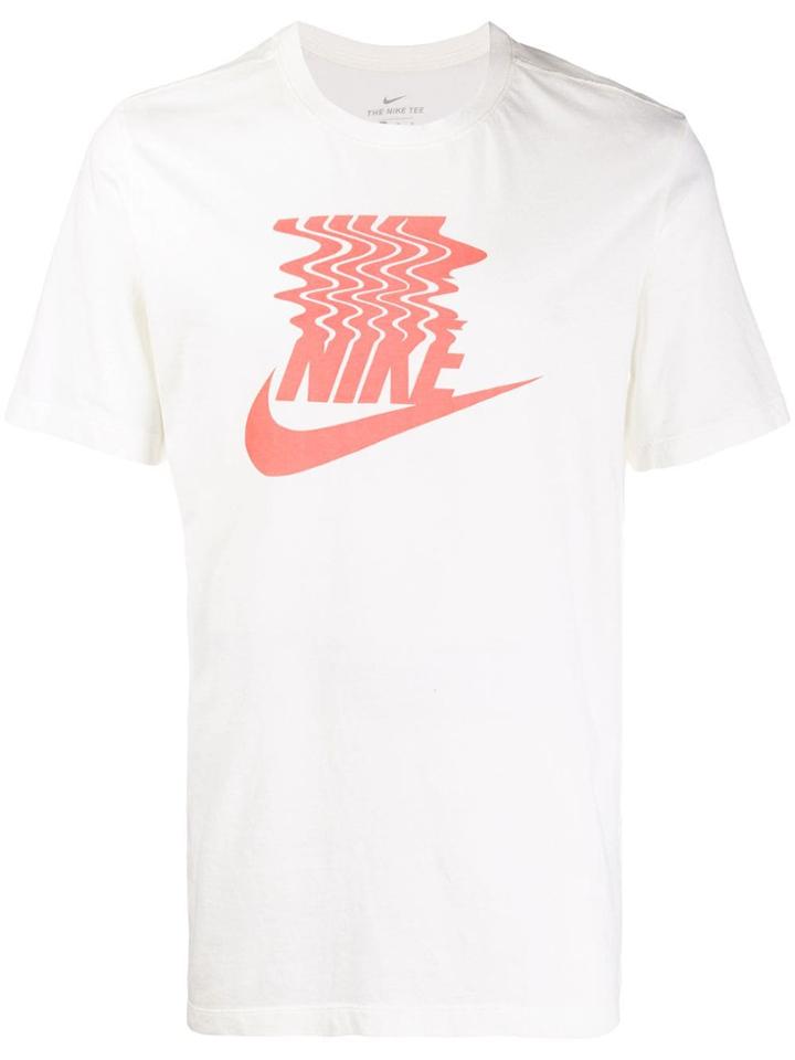 Nike Sportswear Logo Print T-shirt - Neutrals