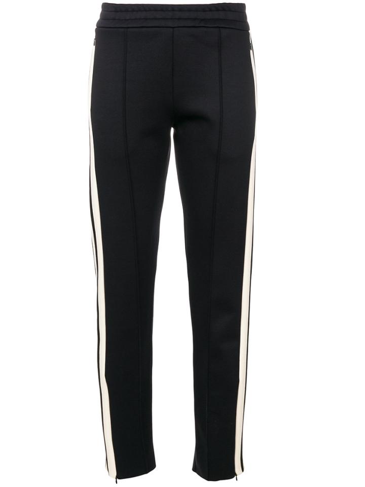 Joseph Striped Elasticated Track Pants - Black