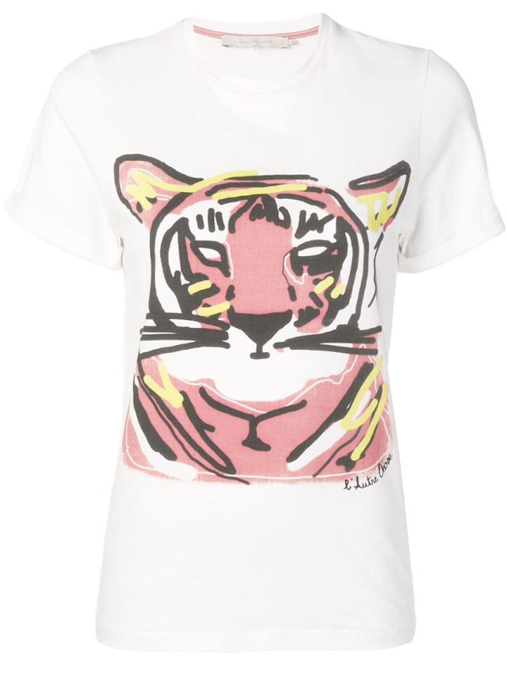 L'autre Chose Tiger T-shirt - White