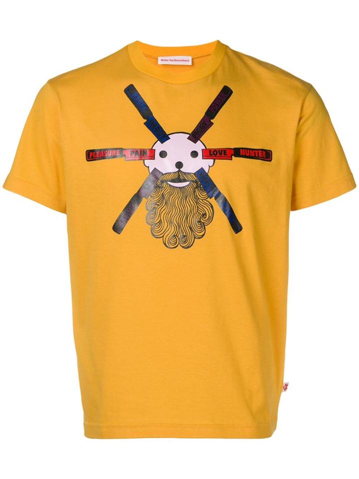 Walter Van Beirendonck Printed T-shirt - Orange