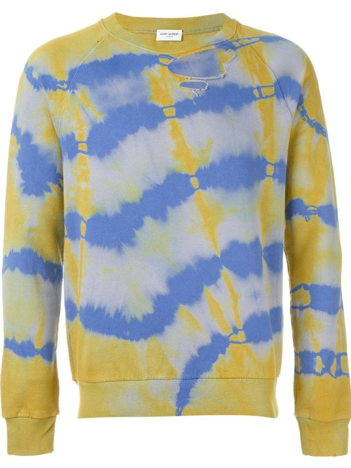 Saint Laurent Tie Dye Sweatshirt