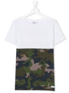 Les (art)ists Kids Camouflage Margiela Print T-shirt - White