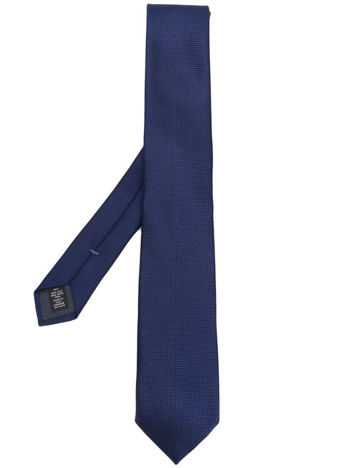Ermenegildo Zegna Classic Plain Tie - Blue