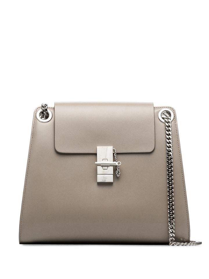 Chloé Medium Annie Shoulder Bag - Grey