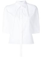 Givenchy Short Sleeve Cape Shirt - White