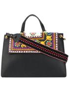 Etro Floral Shoulder Bag - Black