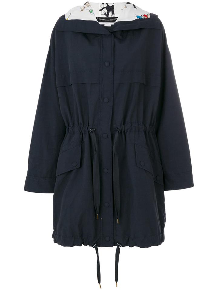 Stella Mccartney Hooded Parka - Blue