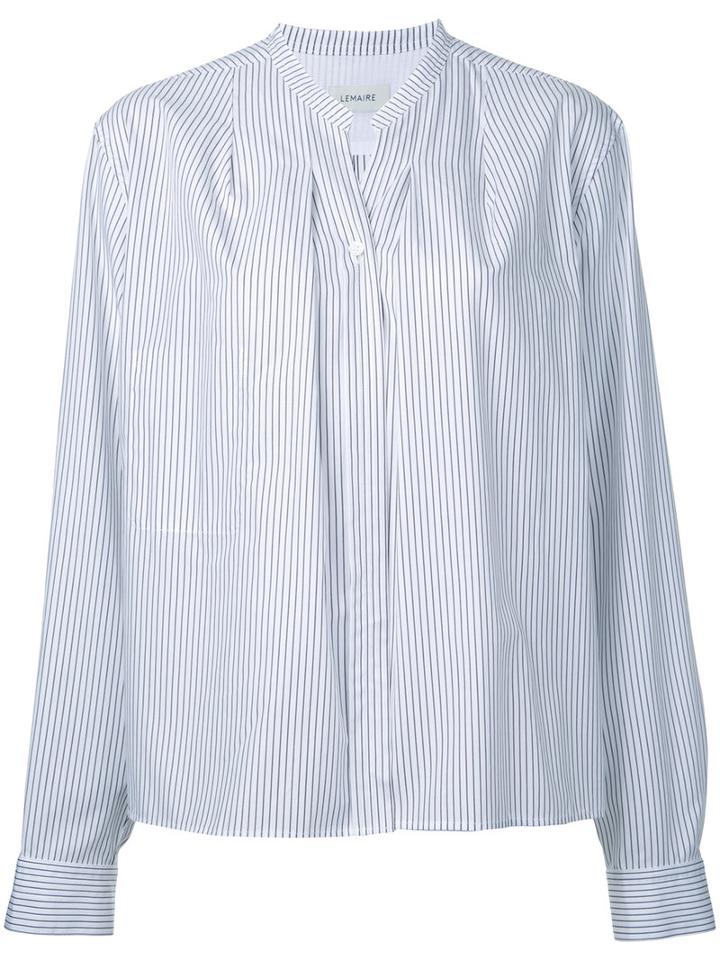 Lemaire - Wrap-over Shirt - Women - Cotton - 38, White, Cotton