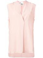 8pm Sleeveless Shirt, Women's, Size: Medium, Pink/purple, Silk/acetate