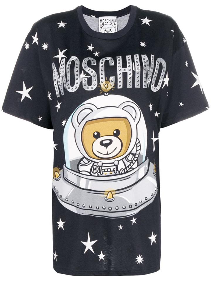 Moschino Teddy Logo T-shirt - Black