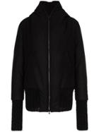 Ann Demeulemeester Oversized Hooded Jacket - Black