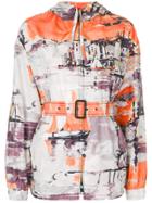 Prada Boat Print Hooded Jacket - Multicolour