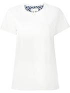 Maison Margiela Daisy Print Back T-shirt, Women's, Size: Medium, White, Cotton/polyester/acetate
