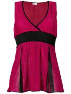 Liu Jo Peplum Style Knitted Top - Pink