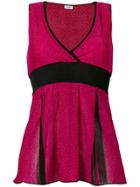 Liu Jo Peplum Style Knitted Top - Pink