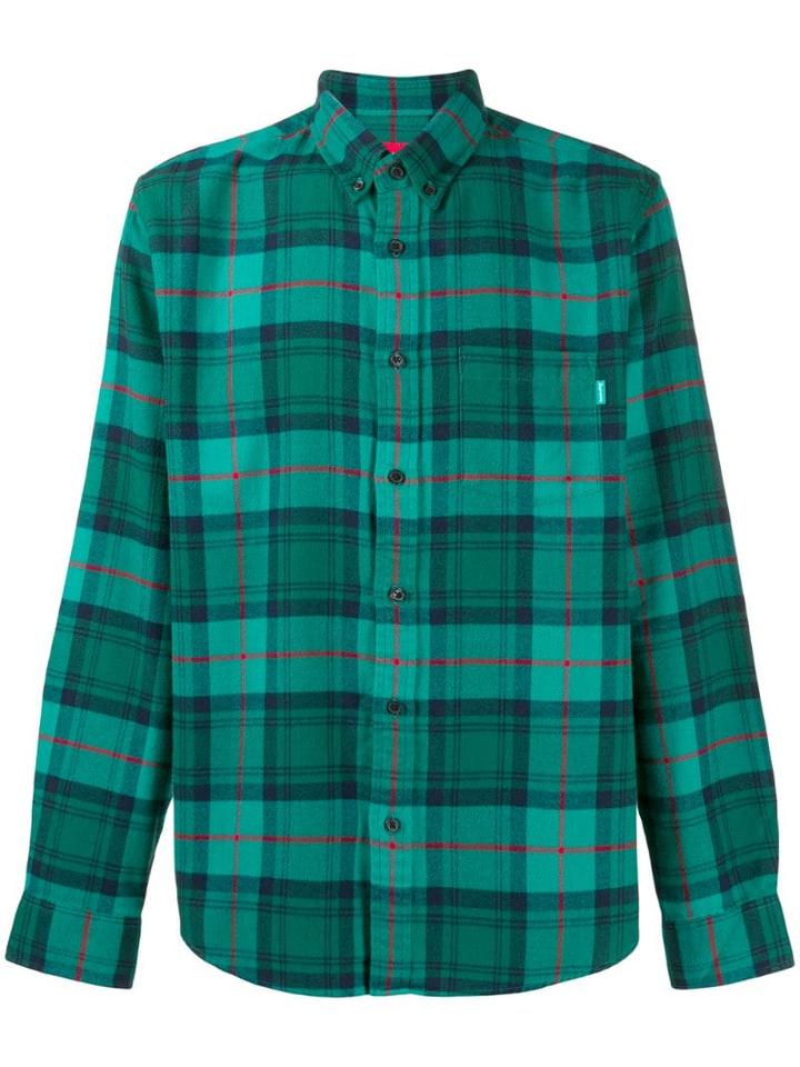 Supreme Tartan Flannel Shirt - Green